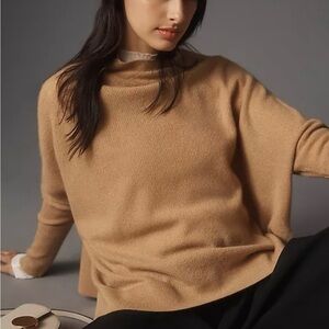 Cashmere Elegant Tan Women's Sweater